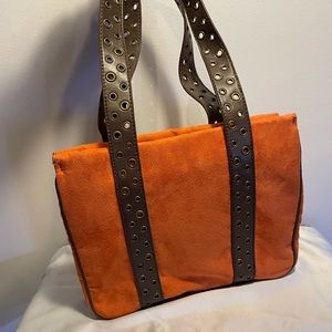 90s suede Bath & Body Works shoulder bag